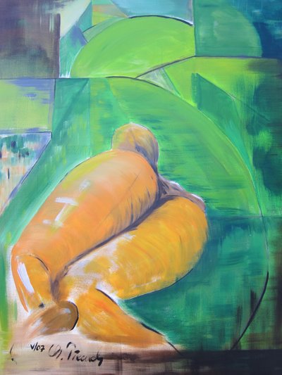 Nudo in acrilico da Christian Piecuch