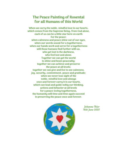 The Peace Painting of Rosental for all Humans of this World da Johanna Thier