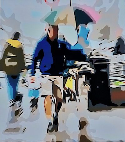 Pioggia urbana multicolore da Mavet