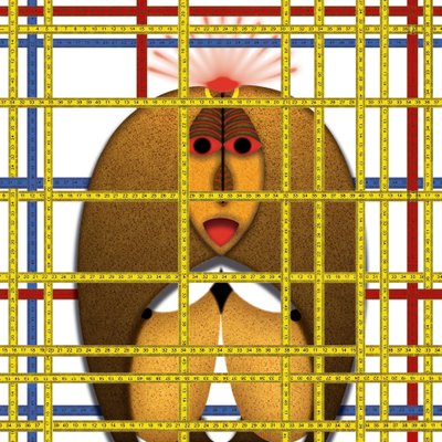 Razionale animale (I) - Hommage Piet Mondrian da Alexander Eibach