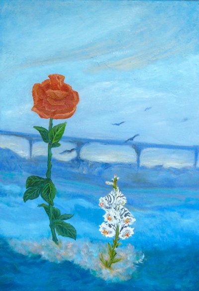 Paesaggio blu da Elzbieta Goszczycka