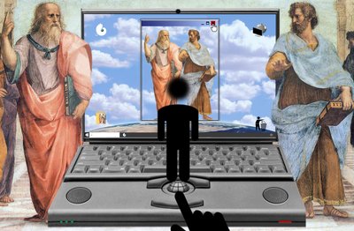 La conversazione infinita (dalla serie: Windows) da Alexander Eibach