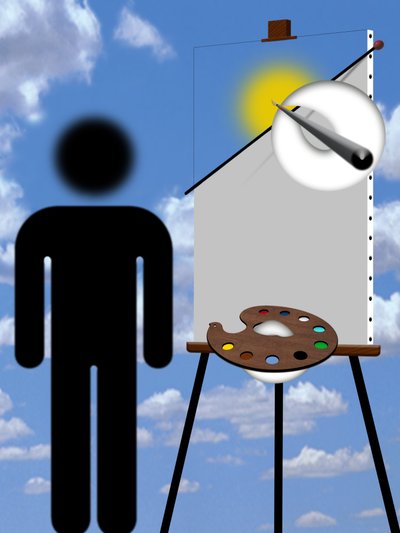 Maler und Modell (III) da Alexander Eibach