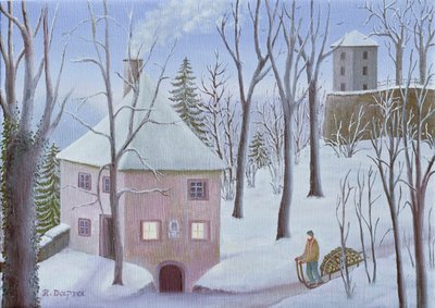 Mönchsberg Gasse 13 in inverno da Regine Dapra