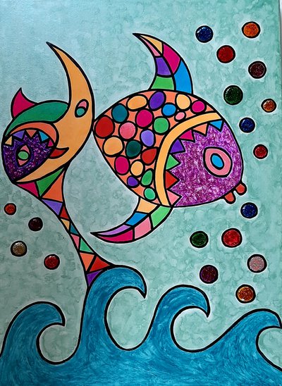 Pesce luna da Steffi_Seiler_Art