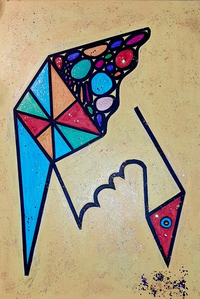 Uccello che becca da Steffi_Seiler_Art