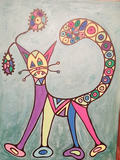 Gatto frustrato da Steffi_Seiler_Art