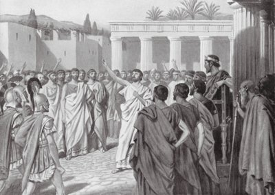 Congresso degli Stati del Peloponneso a Sparta, 432 a.C. da A.C. Weatherstone