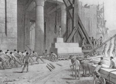 Artigiani Fenici che Costruiscono un Tempio per Salomone da A.C. Weatherstone