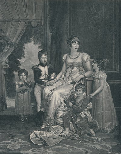 Marie-Annunciade-Caroline Bonaparte, c. 1810, 1896 da AE Anderson