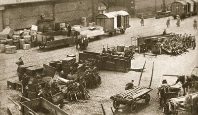 Il 2º Battaglione del Reggimento Reale del Sussex, Belfast, Irlanda, 1907 da AE Brown