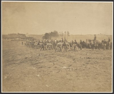[Prima batteria del Connecticut, vicino a Fredericksburg] da A.J. Russell