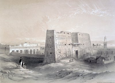 Tempio di Edfu, Egitto, XIX secolo da AR Grieve