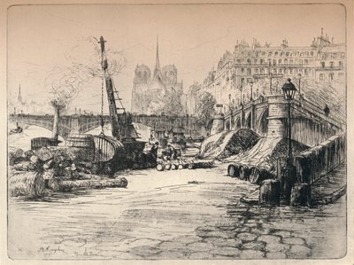 Notre-Dame e il Quai de Bethune da AR Kempken