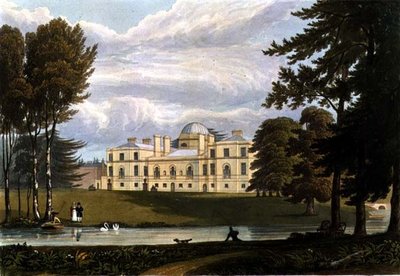 Chiswick House, inciso da Robert Havell (1769-1832) e Figlio da A.V. Copley (after) Fielding