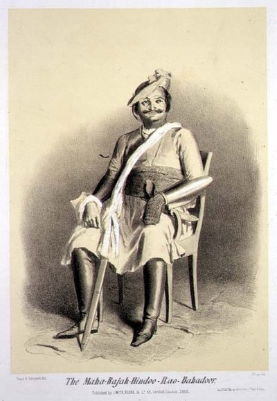 Il Maha-Rajah-Hindoo-Rao-Babadoor, da 