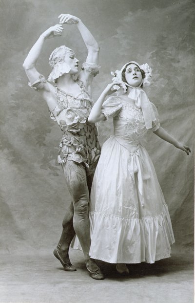 Nijinski e Karsavina che danzano nel balletto 