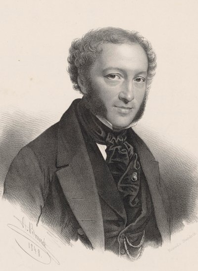 Ritratto del pianista e compositore Ignaz Moscheles da A. Brandt