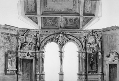 Scenografia per Ruy Blas (1838) di Victor Hugo, revival alla Comédie Française nel 1879 da A. Devred