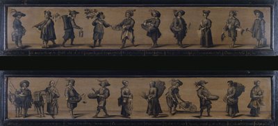 Les Cris de Paris, 1634 da A. Doy
