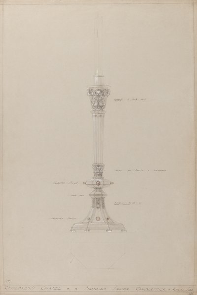 Cappella dei bambini: candelabro d