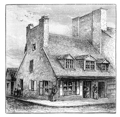 Vecchia casa francese, Quebec, Canada, 1900 da A. Forsyth