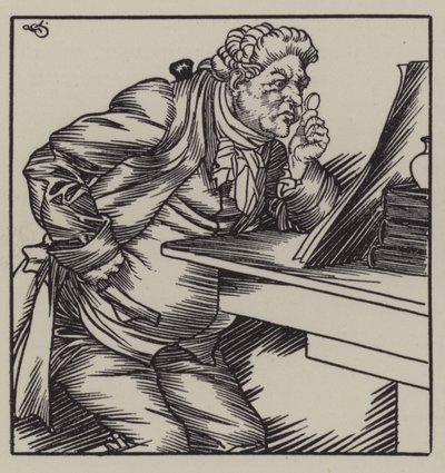 Illustrazione per The Essays of Elia di Charles Lamb da A. Garth Jones