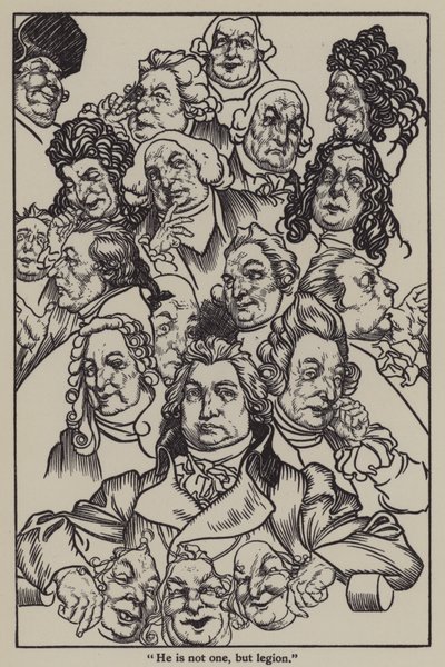 Illustrazione per The Essays of Elia di Charles Lamb da A. Garth Jones