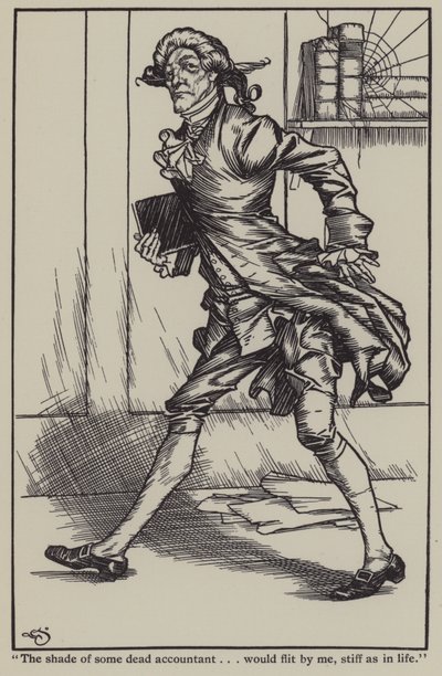 Illustrazione per The Essays of Elia di Charles Lamb da A. Garth Jones