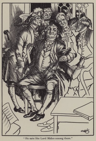 Illustrazione per The Essays of Elia di Charles Lamb da A. Garth Jones