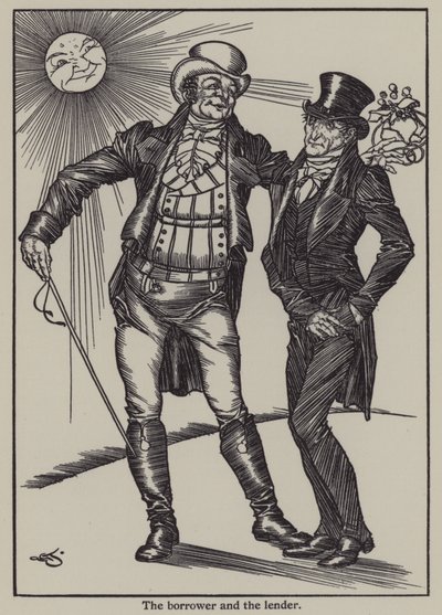 Illustrazione per The Essays of Elia di Charles Lamb da A. Garth Jones