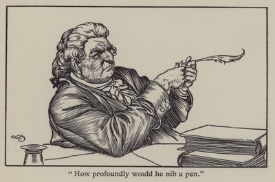 Illustrazione per The Essays of Elia di Charles Lamb da A. Garth Jones