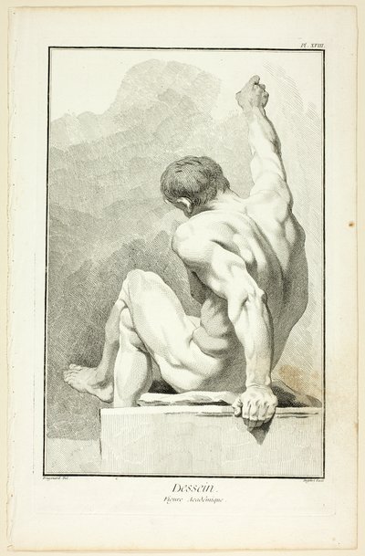 Design: Figura accademica, da Encyclopédie da A. J. Defehrt