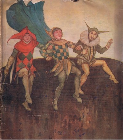 Disegno della copertina posteriore, da Tales from Shakespeare pub. da Ward Lock & Co Ltd, 1930-40s da A. Jackson