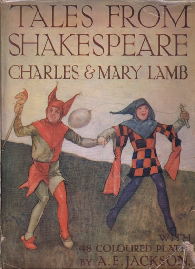 Disegno della copertina anteriore, da Tales from Shakespeare pub. da Ward Lock & Co Ltd, 1930-40s da A. Jackson