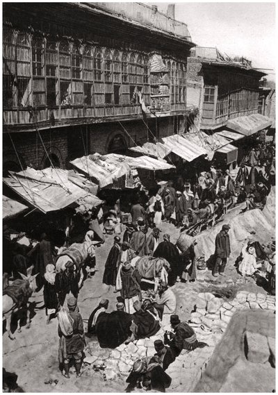 Il mercato dello sceicco Gazal ad Ashar, Bassora, Iraq, 1925 da A. Kerim