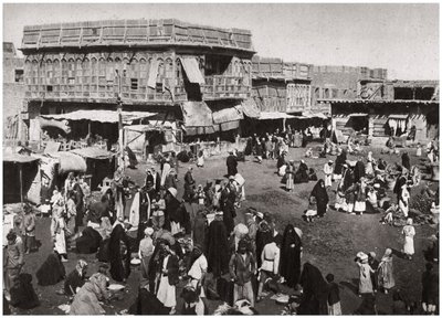Il mercato Suq al Dijaj, Bassora, Iraq, 1925 da A. Kerim