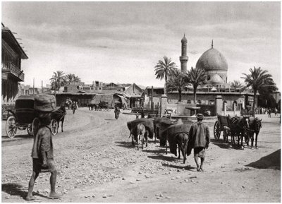 Vista di una strada dalla Porta Nord, Baghdad, Iraq da A. Kerim
