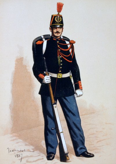 Guardia repubblicana, 1871-1887 da A. Lemercier
