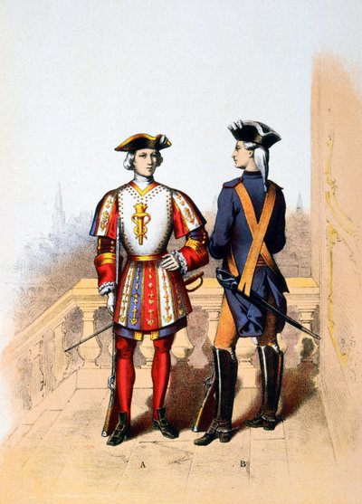 Guardia reale del re e cavaliere da A. Lemercier