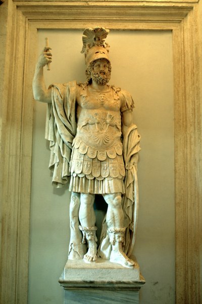 Statua Romana, Tempio di Marte Ultore, Roma da A. Lorenzini