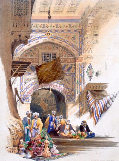 Porta di un bazar, Il Cairo da A Margaretta Burr