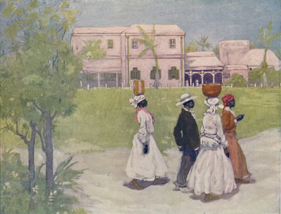 Nero che va al lavoro, Barbados, 1916 da A. S. Forrest
