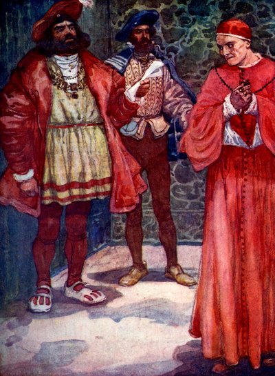 Enrico mandò via Wolsey dalla corte, c1529 da A. S. Forrest