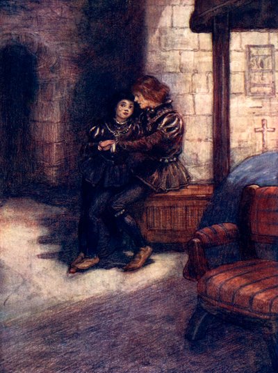 I giorni sembravano molto lunghi e tristi per i due ragazzini, c1483, 1905 da A. S. Forrest