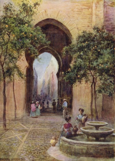 Un cancello a Siviglia, Spagna da A. Trevor Haddon