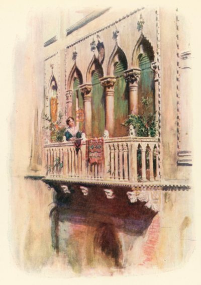 Balcone Palazzo Bragadin da A. Trevor Haddon