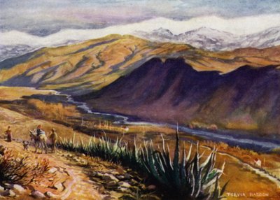 Granada, Vista della Sierra Nevada e del fiume Genil da A. Trevor Haddon
