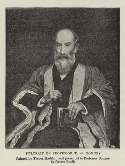 Ritratto del Professor T G Bonney da A. Trevor Haddon