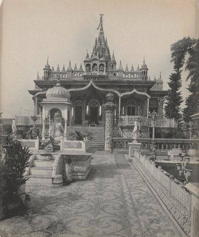 Pareshnath, Tempio Jain, Calcutta, c. 1890s da A. W. A. Plâté Studio